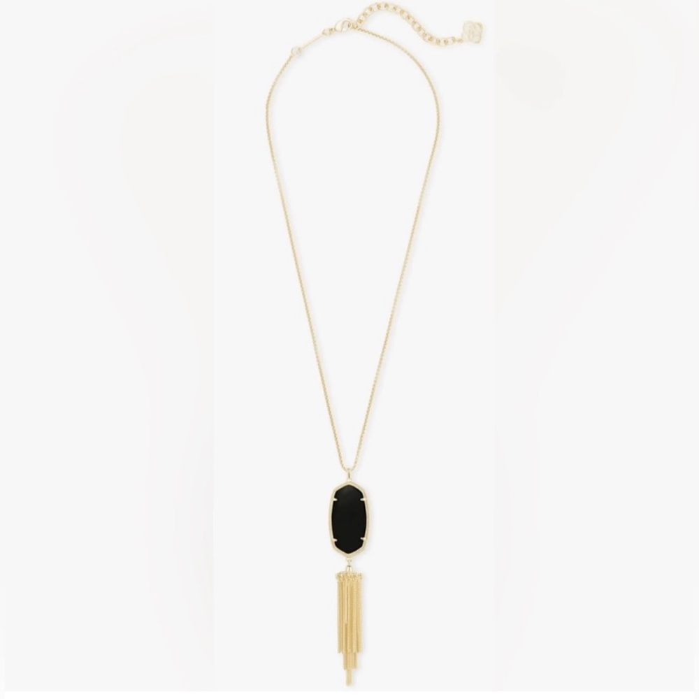 Kendra Scott • Rayne Gold in Black Opaque Glass
